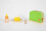 Hölzernes der Toaster-Spielzeug der Kleinkinder, das Spiel-Küchen-Sätze Kinder Soild hölzerne