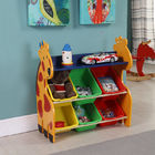 Giraffen-Form scherzt Spielzeug-Speicher-Organisator, Plastikspielzeug-Voorratsbehälter-Regal