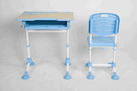Versteckte Fach-Plastikkinderspielzimmer-Möbel-Schreibtisch-und Stuhl-gesetzte justierbare Höhe/Fuß