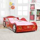 Karikatur-Schlafzimmer/Kinderspielzimmer-Möbel-Kinderrennwagen-Bett mit LED beleuchtet