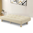 Weißes Falten-Couch-Bett PUs ledernes für Hauptschlafzimmer
